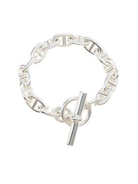 Hermes Bracelet Chaine D'ancre MM 15 Pieces 16 cm 925 Sterling Silver